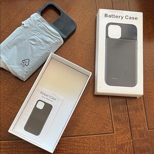 Battery Case for Smartphones  12 pro max Black